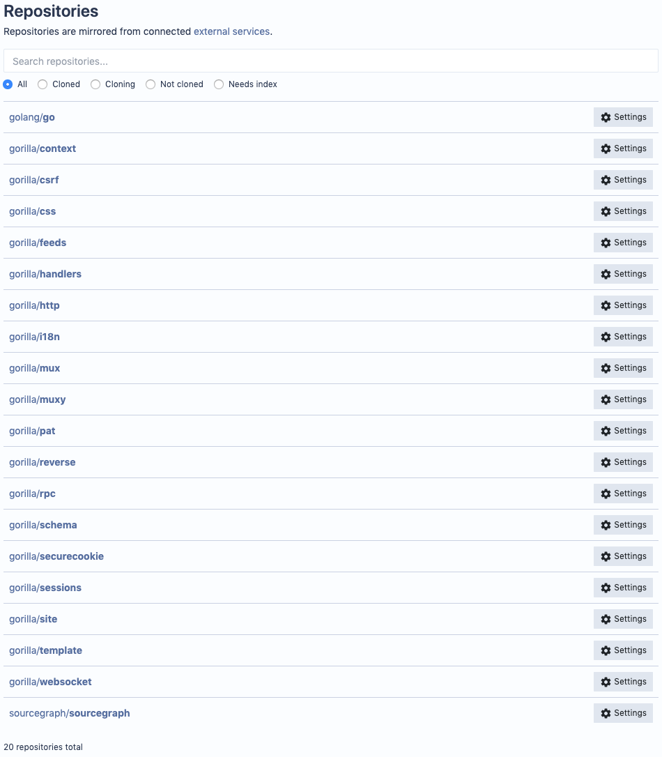 3.5 org repos